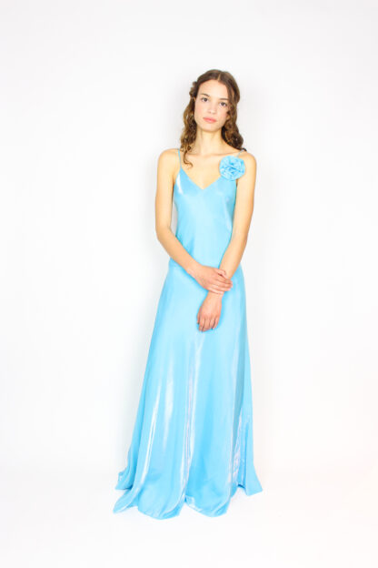 Vintage Abendkleid Hellblau