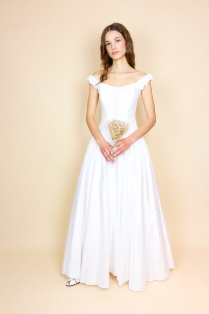 Vintage Brautkleid Kurzarm