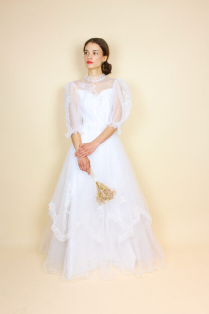 Vintage Brautkleid Transparent