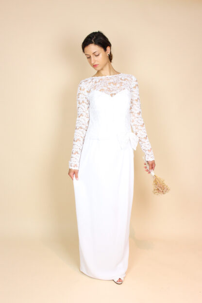 Brautkleid I-Linie