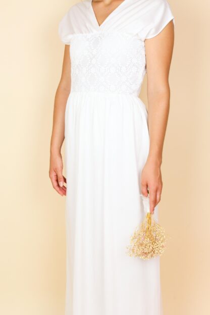 Hochzeitskleid V-Neck