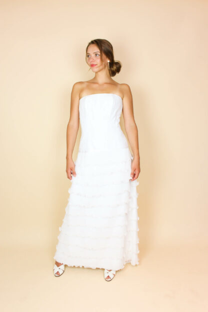 Vintage Brautkleid Korsage
