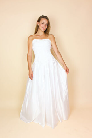 Vintage Brautkleid Trägerlos