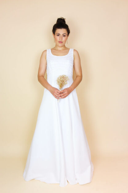 Vintage Hochzeitskleid Weiß