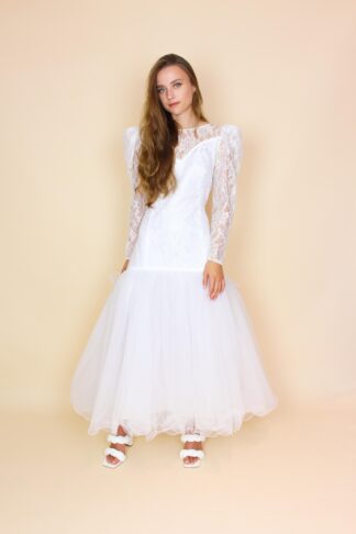 Vintage A-Linie Brautkleid