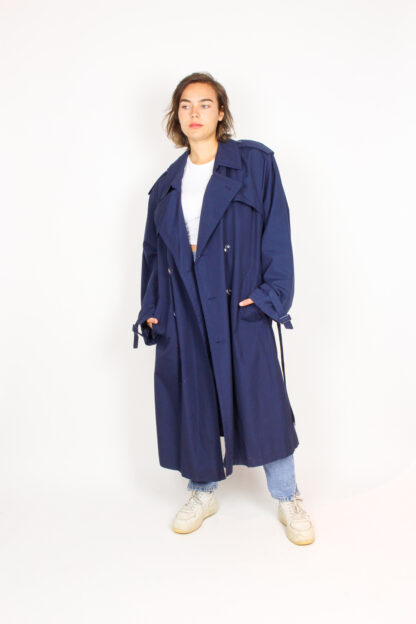 Trenchcoat Blau