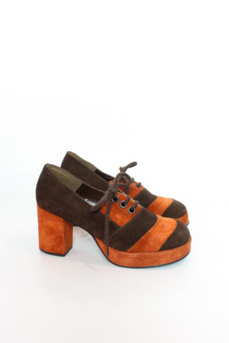 Vintage Schnürschuhe Braun