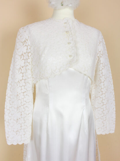 Brautkleid Boho Weiß