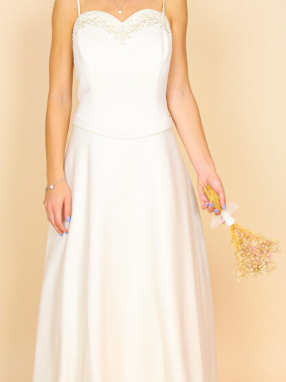 Brautkleid Herzausschnitt