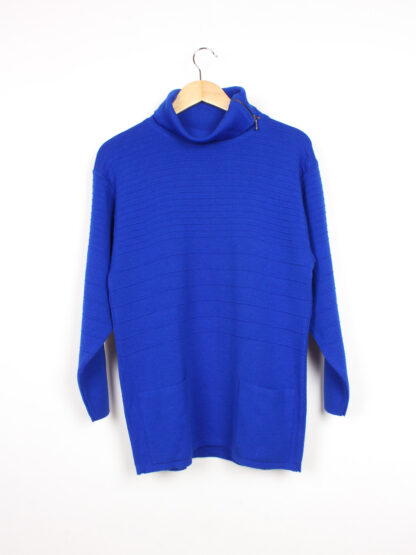 Vintage Pullover Blau