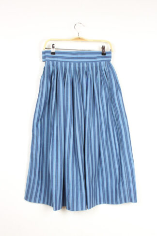 Faltenrock Blau Vintage