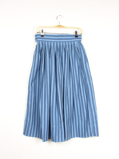Faltenrock Blau Vintage