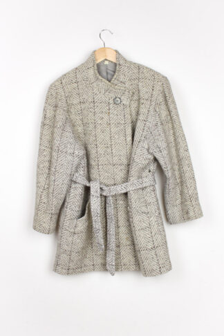 Vintage Mantel Grau