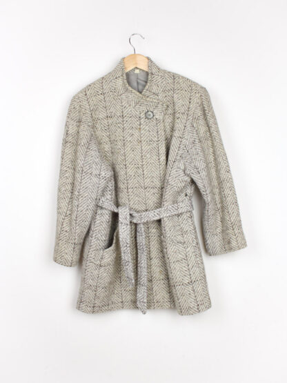 Vintage Mantel Grau
