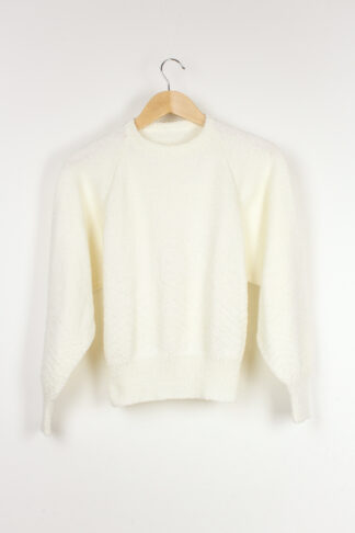 Vintage Pullover Weiß