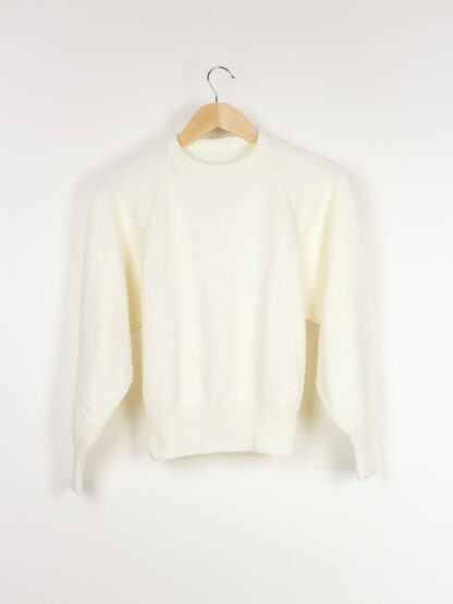 Vintage Pullover Weiß